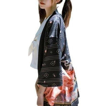 Charger l&#39;image dans la galerie, Veste Kimono Femme Genji Kimono Cardigan Haori mixte Kimonomania 
