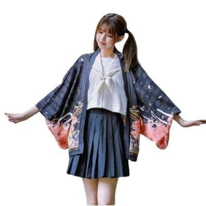Veste Kimono Femme Genji Kimono Cardigan Haori mixte Kimonomania 