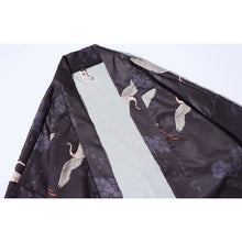 Charger l&#39;image dans la galerie, Veste Kimono Femme Grues Songe - Kimono Japonais
