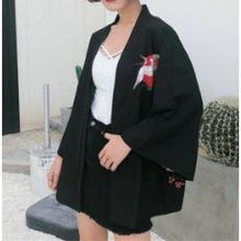Charger l&#39;image dans la galerie, Veste Kimono Femme Lea Kimono Cardigan Haori mixte Kimonojaponais 
