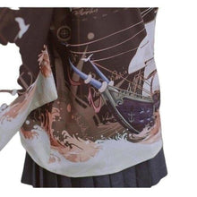 Charger l&#39;image dans la galerie, Veste Kimono Femme ´´Mer´´ Kimono Cardigan Haori mixte Kimonomania 
