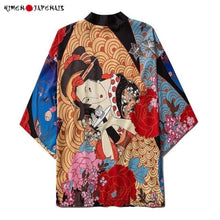 Charger l&#39;image dans la galerie, Veste Kimono Femme Nakano - Kimono Japonais
