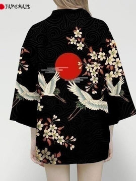 Veste Kimono Femme Red sun