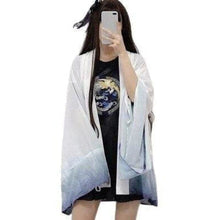 Charger l&#39;image dans la galerie, Veste Kimono Femme Tora Kimono Cardigan Haori mixte Kimono Japonais 
