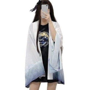 Veste Kimono Femme Tora Kimono Cardigan Haori mixte Kimono Japonais 