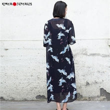 Charger l&#39;image dans la galerie, Veste Kimono Femme Yuri Kimono Cardigan Haori mixte Kimonojaponais 
