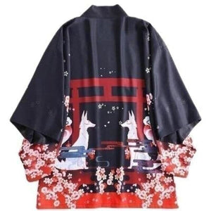 veste Kimono Fushimi Kimono Cardigan Haori mixte Kimonojaponais 