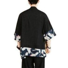 Charger l&#39;image dans la galerie, Veste Kimono Homme Kaido Kimonos Cardigan Street Mixte Kimono Japonais 
