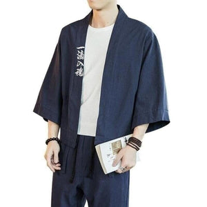 Veste Kimono Homme Zun Kimonos Cardigan Street Mixte Kimonojaponais 