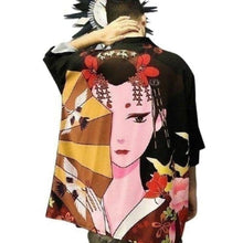 Charger l&#39;image dans la galerie, veste Kimono Japan dreams Kimono Cardigan Haori mixte Kimono Japonais XXL 
