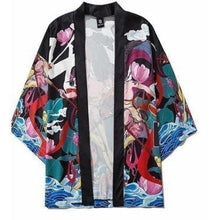 Charger l&#39;image dans la galerie, Veste Kimono Manga power Kimono Cardigan Haori mixte Kimonojaponais 
