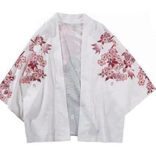 Charger l&#39;image dans la galerie, Veste Kimono Saut du Koi Kimono Cardigan Haori mixte Kimonojaponais 
