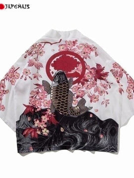 Veste Kimono  Saut du Koi