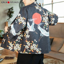 Charger l&#39;image dans la galerie, Veste Kimono Soleil Levant - Kimono Japonais
