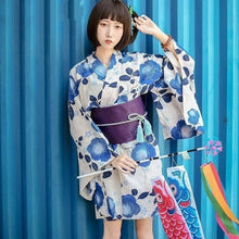 Charger l&#39;image dans la galerie, Yukata Femme Binteji - Kimono Japonais

