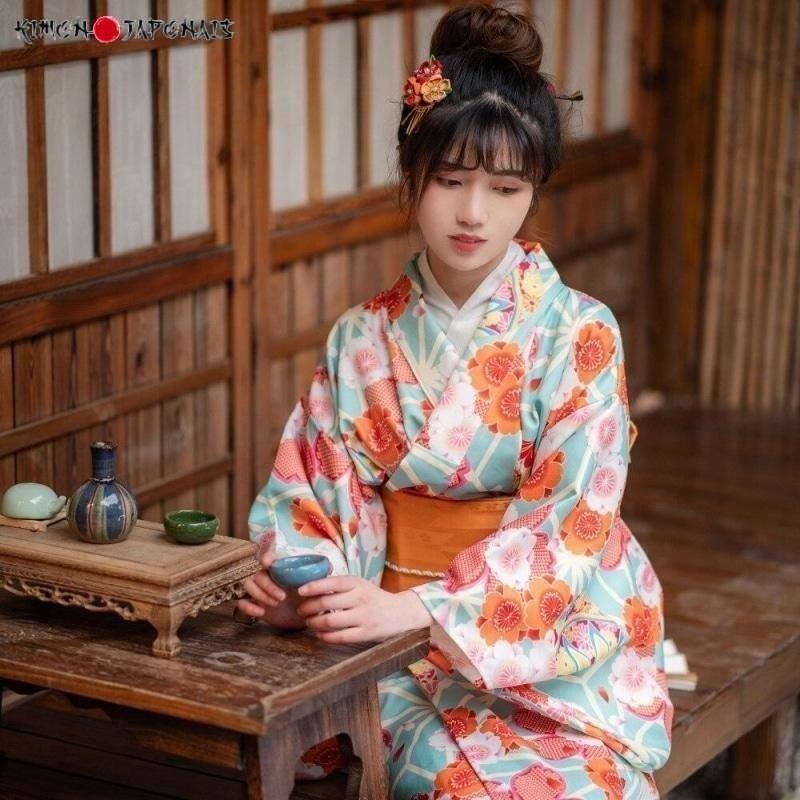 Yukata Femme Bouquet - Kimono Japonais