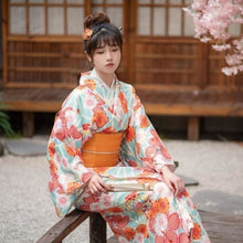 Charger l&#39;image dans la galerie, Yukata Femme Bouquet - Kimono Japonais
