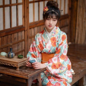 Yukata Femme Bouquet - Kimono Japonais
