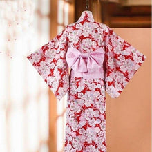 Charger l&#39;image dans la galerie, Yukata Femme Fleurs Sakura - Kimono Japonais
