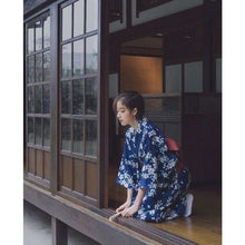 Charger l&#39;image dans la galerie, Yukata Femme Mokuso - Kimono Japonais

