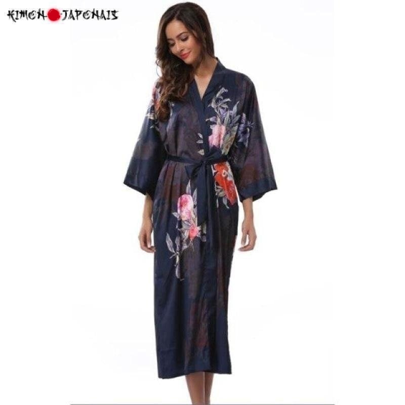 Yukata Femme Nuits bleues - Kimono Japonais