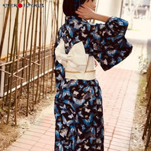 Charger l&#39;image dans la galerie, Yukata Femme Yorunocho - Kimono Japonais

