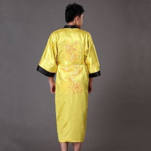 Charger l&#39;image dans la galerie, Yukata Homme Dragon Or - Kimono Japonais
