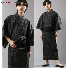 Charger l&#39;image dans la galerie, Yukata Homme Ryokan - Kimono Japonais
