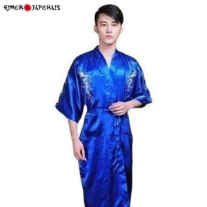 Yukata Japonais Homme Leo Pyjama Jinbei Homme Kimonojaponais 