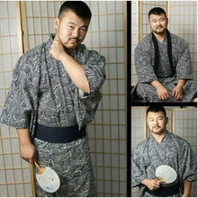 Charger l&#39;image dans la galerie, Yukata Japonais Homme Ogesana - Kimono Japonais

