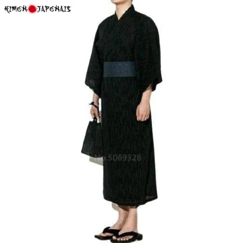 Yukata Kuroni Kimono Japonais 