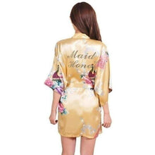 Charger l&#39;image dans la galerie, Yukata WAKA Yukata Femme Kimonojaponais Jaune XL 
