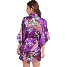 Charger l&#39;image dans la galerie, Yukata WAKA Yukata Femme Kimonojaponais Violet M 
