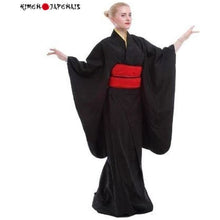 Charger l'image dans la galerie, Kimono Traditionnel Samourai 'red obi' Kimono Femme Kimonojaponais
