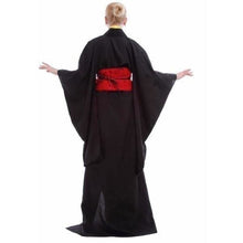 Charger l'image dans la galerie, Kimono Traditionnel Samourai 'red obi' Kimono Femme Kimonojaponais
