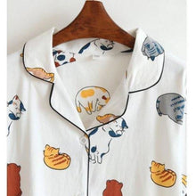 Charger l&#39;image dans la galerie, Pyjama Kawaii Chatons - Kimono Japonais
