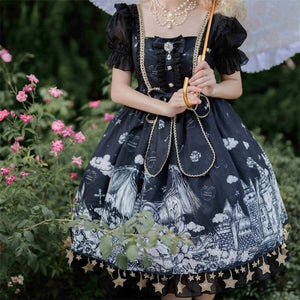 Robe Lolita Kawaii Gothique Tueuse De Dragon Robe