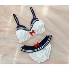 Charger l&#39;image dans la galerie, Sous-Vêtements Japonais Kawaii Bikini Marine Kimono Sexy
