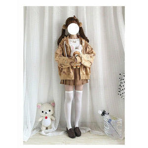Sweat Kawaii À Capuche Ourson Biscuit Pull Hoodies Mangas