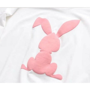 Sweat-Shirt Kawaii Lapin Blanc Harajuku Pull Hoodies Mangas