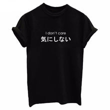 Charger l&#39;image dans la galerie, Female T-Shirt I Am Sad Women&#39;s Summer O-Neck Black Letter Japanese Harajuku Short Sleeve Tee
