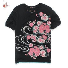 Charger l&#39;image dans la galerie, T-shirt koïs et chrysanthèmes - Kimono Japonais
