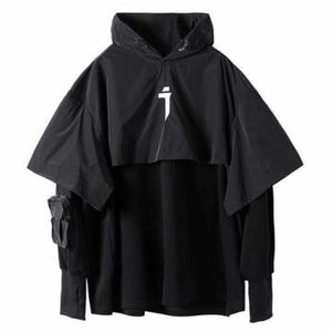 Techwear Black PARKA - Kimono Japonais